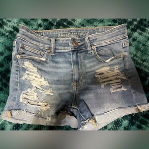 American Eagle Outfitters Light Blue Denim Shorts